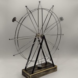 Magnetic Rotating Wheel Model Statue for Living Room 41-cm - Image 3