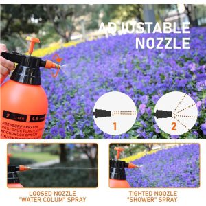 1.50-L Pressure Trigger Sprayer Bottle Adjustable Copper Nozzle Head - Image 7