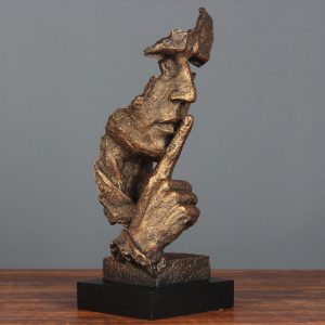 Home Art Decoration Abstract Bronze Figure Statue 35-cm - Image 5