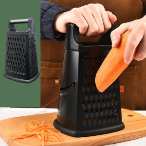WELLMES Stainless Steel 4-Sided Grater - Image 3