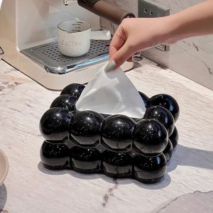 Acrylic Bubbles Tissue Holder - Image 3