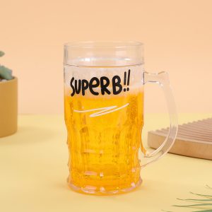 Plastic Frosty Beer Mug with Gel - 360ml - Image 5