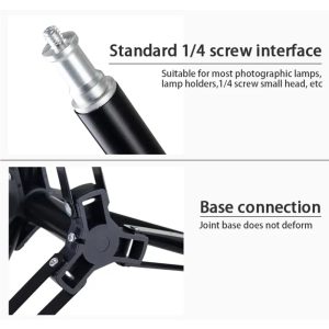 Foldable 2.1m Tripod Stand for Camera & Cell Phone Photography Light Stand - Image 3