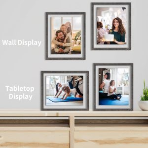 Afuly Floating Double-Sided Photo Frames with Tempered Glass Cover - Image 3