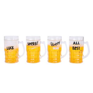 Plastic Frosty Beer Mug with Gel - 360ml - Image 9