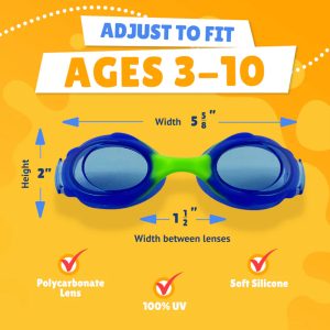 UV Swimming Goggles 3-10 Years - Image 4