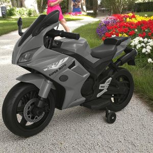 12-Volt R7 Kids Electric Motorcycle with Light & Music - Image 4