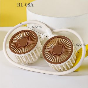 Portable Neck Double Mini Fan - Image 6