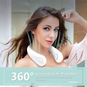 Portable Neck Fan Convenient, quiet, turbo blade - Image 3