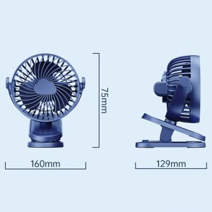 Portable Table Clip Rechargeable Mini Fan - Image 7