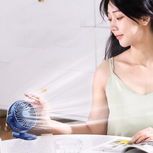 Portable Table Clip Rechargeable Mini Fan - Image 8