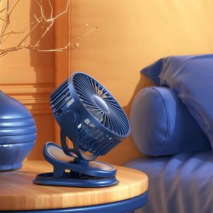 Turbo Table Clip Rechargeable Mini Fan 4000mAh Battery - Image 3