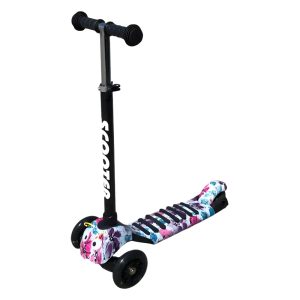 3-Wheels Kids Scooter - Random Color with LED Flashing Wheels - Image 6