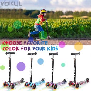 3 Wheels Kids Mini Kick Scooter with LED Flashing Wheels - Image 6