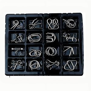 Perplexing Puzzles 16 in 1 Stainless Metal IQ Puzzle - Image 3