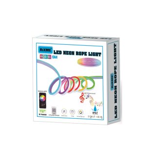 RiXME 5m RGB Neon LED Strip Music Sync Color Changing with Remote Control 5-Volt - Image 11