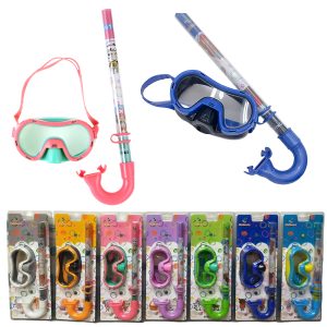 Set of swimming mask & sea ventilator 3+