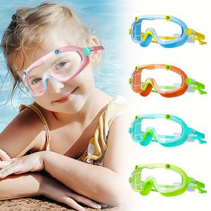 Anti-fog Swimming Goggles with Ear Plugs 4-16 Years