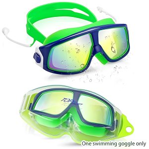 Anti-fog Swimming Goggles with Ear Plugs 4-16 Years - Image 3