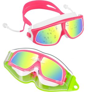 Anti-fog Swimming Goggles with Ear Plugs 4-16 Years - Image 4