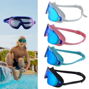 Swimming Goggles Silicone Anti-Fog, UV Protection for Adults