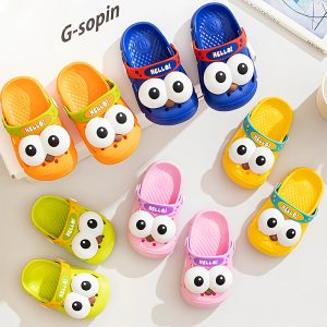 Children Big Eye Comfortable Soft Soled Slippers