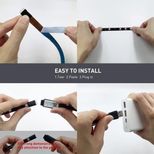 RiXME 5m RGB Smart Phone APP Control LED Strip With Remote Control - Image 5
