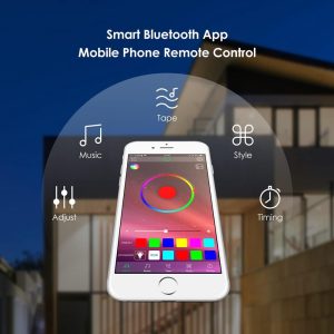 RiXME 5m RGB Smart Phone APP Control LED Strip - Image 4