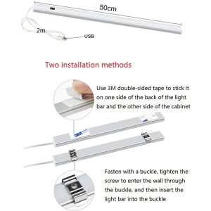 RiXME Under Cabinet Light 50-cm USB LED Motion Sensor Light - Image 7