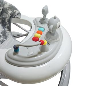 Baby Walkers for 6-18 month baby With Music & Light - Grey - Image 4