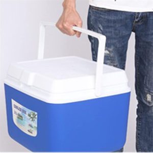 26-L Polyethylene Insulated Cooler Box With Carrying Handle - Blue - Image 6