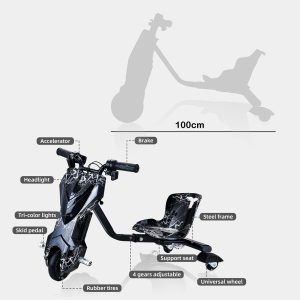 36-V Drifting Electric Power 350W Scooter ( Black ) - Image 10