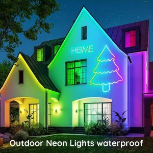 RiXME 5m RGB Neon LED Strip Music Sync Color Changing with Remote Control 5-Volt - Image 5