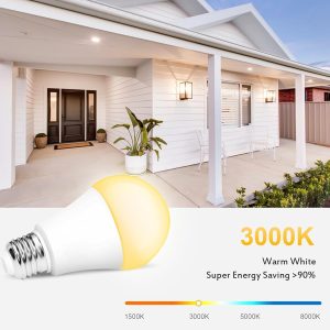 LOZM 7W E27 Base 651-LM Soft Warm 3000K LED Bulb - Image 3