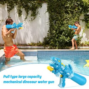 50-cm Dinosaur Water Gun for Children with Long Range up to 8-10 m as Long as Beach Water Fight Toy - Image 5