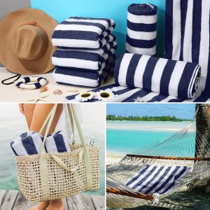 Beach Towels Large Size Fit for Sun Lounger with Quick Dry 180cmx80cm - Image 6