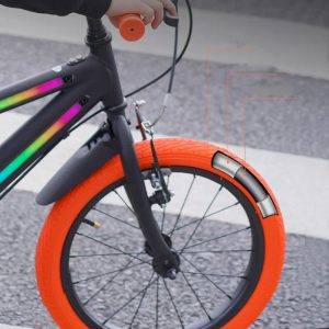 TOOKKE 16" Aluminium Black Bicycle - with LAVA LED Frame - Image 5