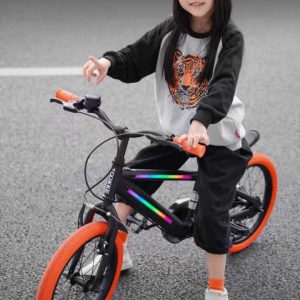 TOOKKE 16" Aluminium Black Bicycle - with LAVA LED Frame - Image 8