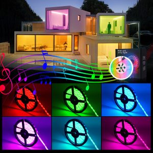 RiXME 10m LED Strip Lights RGB With Voice and Music Sync APP & Remote Control 24-Volt - Image 4
