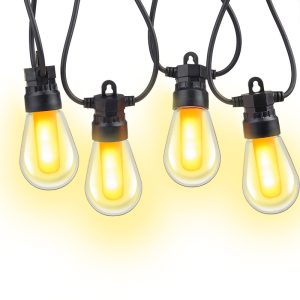 RiXME 10-m Outdoor Solar String Lights Waterproof IP67 10-Bulbs RGB Lights - Image 10