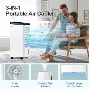 Sokany SK-19016, Portable Air Conditioner Cooler Fans - Image 5