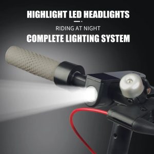 Lenzod Folding Electric Scooter for Adults - 25 km/h , 350W Motor, 8.5" Solid Tires with App Control & Dual Brake System - Image 9