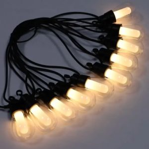 RiXME 10-m Outdoor Solar String Lights Waterproof IP67 10-Bulbs RGB Lights - Image 11