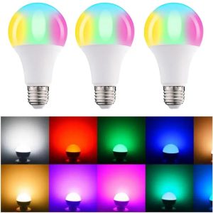 RiXME E27 RGB LED Coloured Light Bulb,5W Colour Changing Dimmable Edison Screw lamp with IR Remote Control - Image 5
