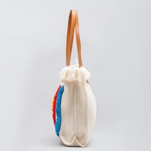 Cute Canvas Summer Beach Tote Bag - Image 5