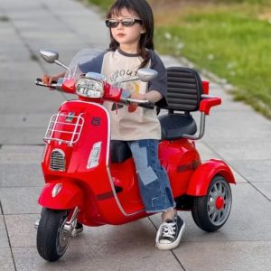 2-Seats Kids Electric Motorcycle with Light & Music 12-Volt - Image 3