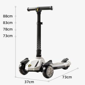 3-Wheels Gravity Steering 4 Adjustable Height Light Up Wheels Music Accompaniment for Preschoolers - Image 9