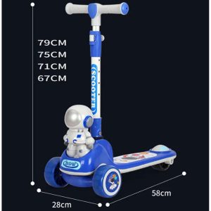 Astronaut Foldable  Scooter for Kids - Image 4