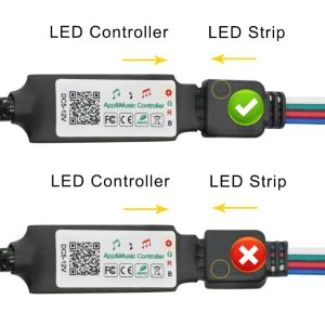 RiXME 5m RGB Smart Phone APP Control LED Strip With Remote Control - Image 6