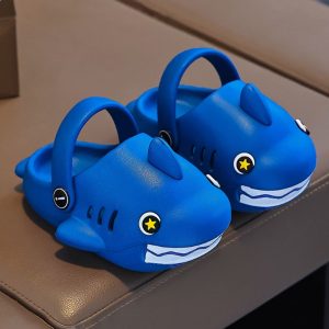 Kids Shark Slides, Cloud Shark Slippers for Boys Girls Toddler - Image 9